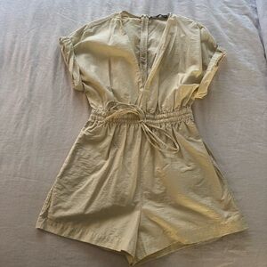 Zara Light Yellow Romper